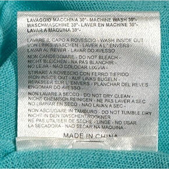 NWT | Gaudi | Long Sleeve Button Cardigan | Blue/White | Large - Picture 13 of 16